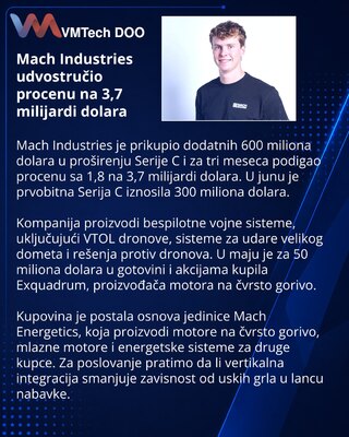 Mach Industries doubles valuation to $3.7bn with $600m extension