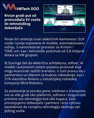 Rivian нацелилась на лицензирование ИИ и автопилота для других брендов