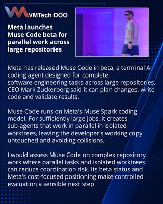 Meta представила Muse Code — агента для крупных кодовых баз