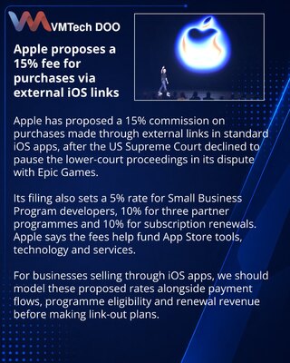 Apple sets out proposed external-link commissions for iOS apps