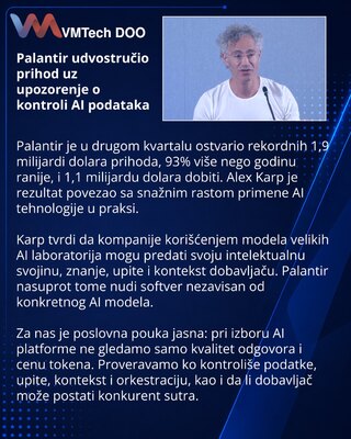 Palantir удвоила квартальную выручку на фоне спроса на AI