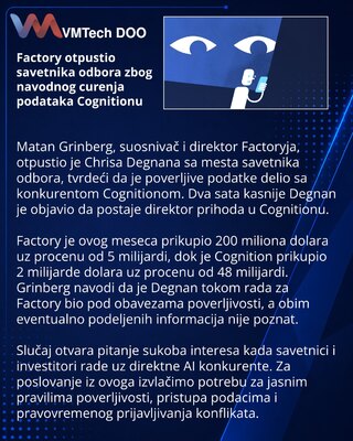 Factory CEO Removes Adviser After Cognition Recruitment Allegation
