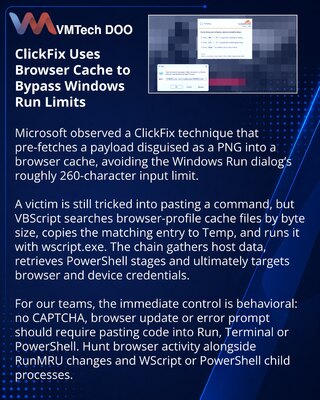 Microsoft Details ClickFix Browser Cache Smuggling Technique