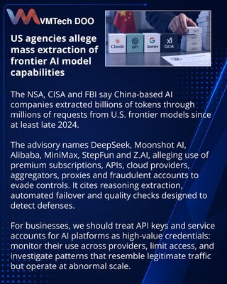 US Agencies Detail Alleged AI Model Distillation Campaigns