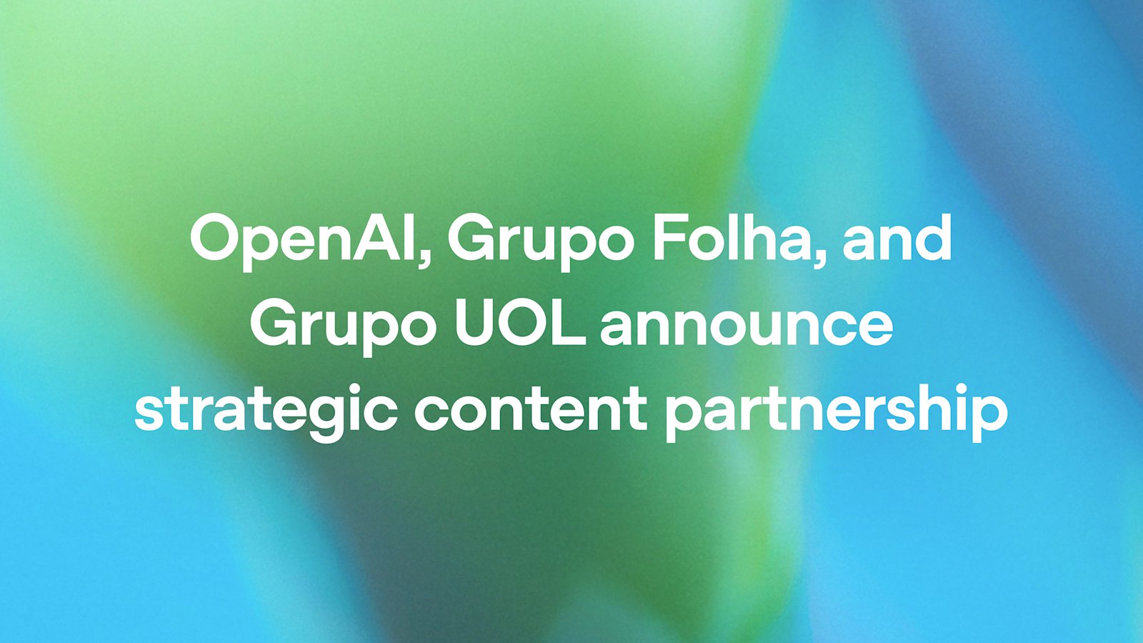 OpenAI и Grupo Folha/Grupo UOL: бразильская журналистика в ChatGPT