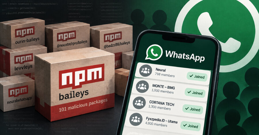 101 npm paketa bez pristanka dodaje naloge u WhatsApp grupe