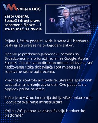 Почему OpenAI, SpaceX и другие делают собственные чипы — и что это значит для Nvidia