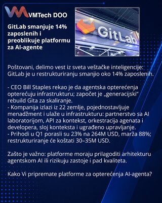 GitLab cuts 14% of staff, rebuilding platform for AI agents