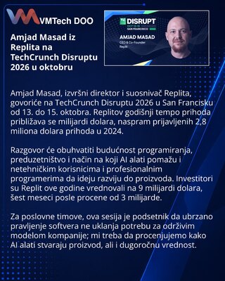 Replit’s Amjad Masad Set for TechCrunch Disrupt 2026 Session