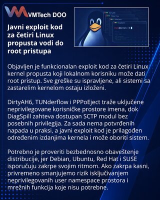 Для четырёх ошибок ядра Linux опубликованы локальные root-эксплойты