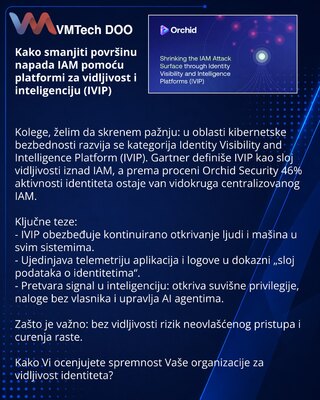 Kako smanjiti površinu napada IAM pomoću platformi za vidljivost i inteligenciju (IVIP)
