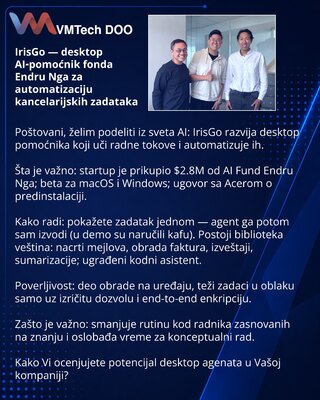 IrisGo — десктопный AI‑помощник от фонда Эндрю Нг для автоматизации офисных задач