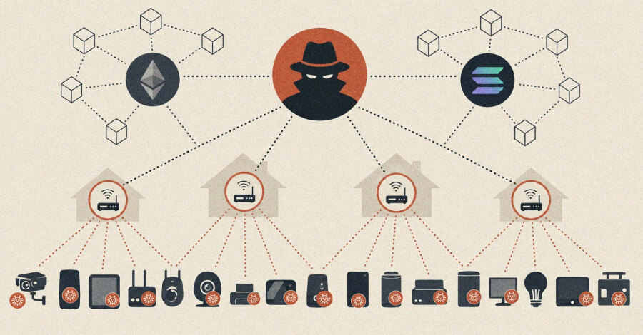 Dysphoria меняет архитектуру: ботнет уходит в blockchain C2 и релей через IoT-устройства