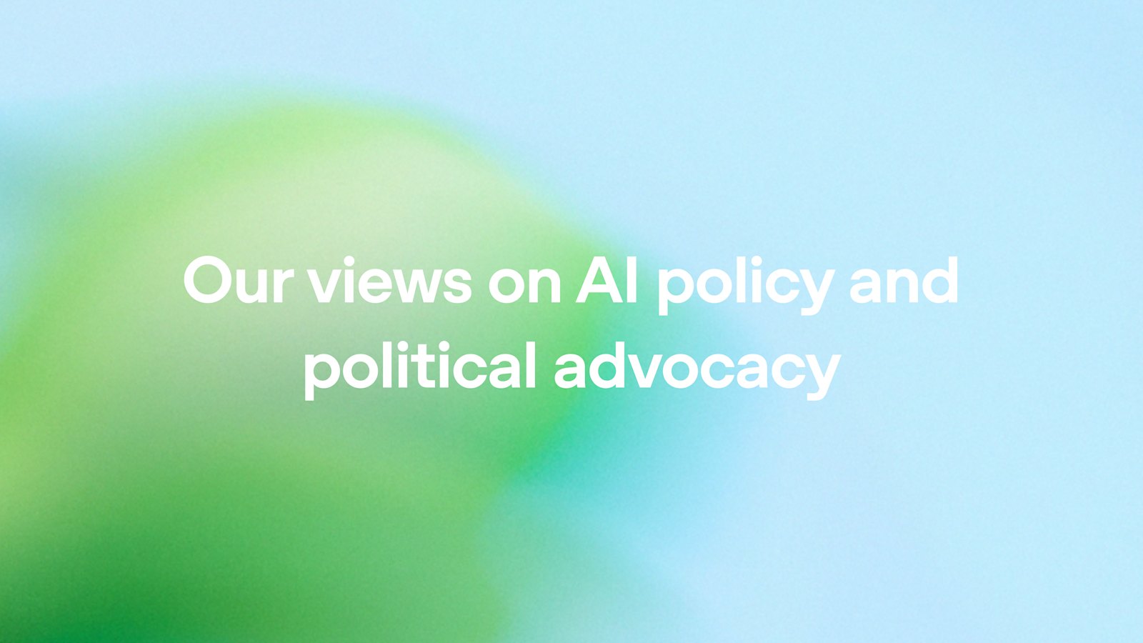 Позиция OpenAI по политике в отношении ИИ и политической активности