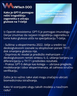 Как GPT‑5 помог иммунологу решить трёхлетнюю загадку о влиянии глюкозы на Т‑клетки